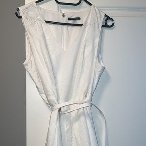 Belted Tommy Hilfiger white belted dress